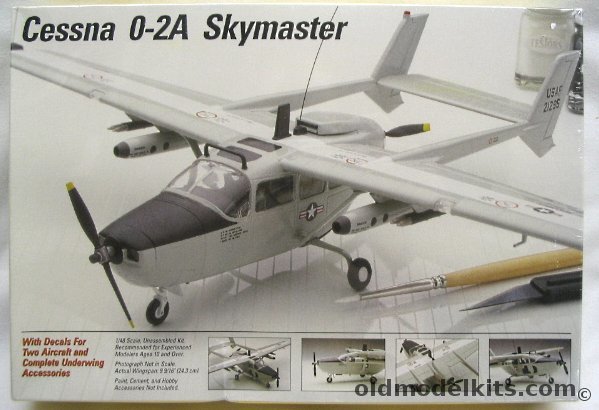 Testors 1/48 Cessna O-2A Skymaster - FAC Cessna 337 - USAF or Navy, 514 plastic model kit